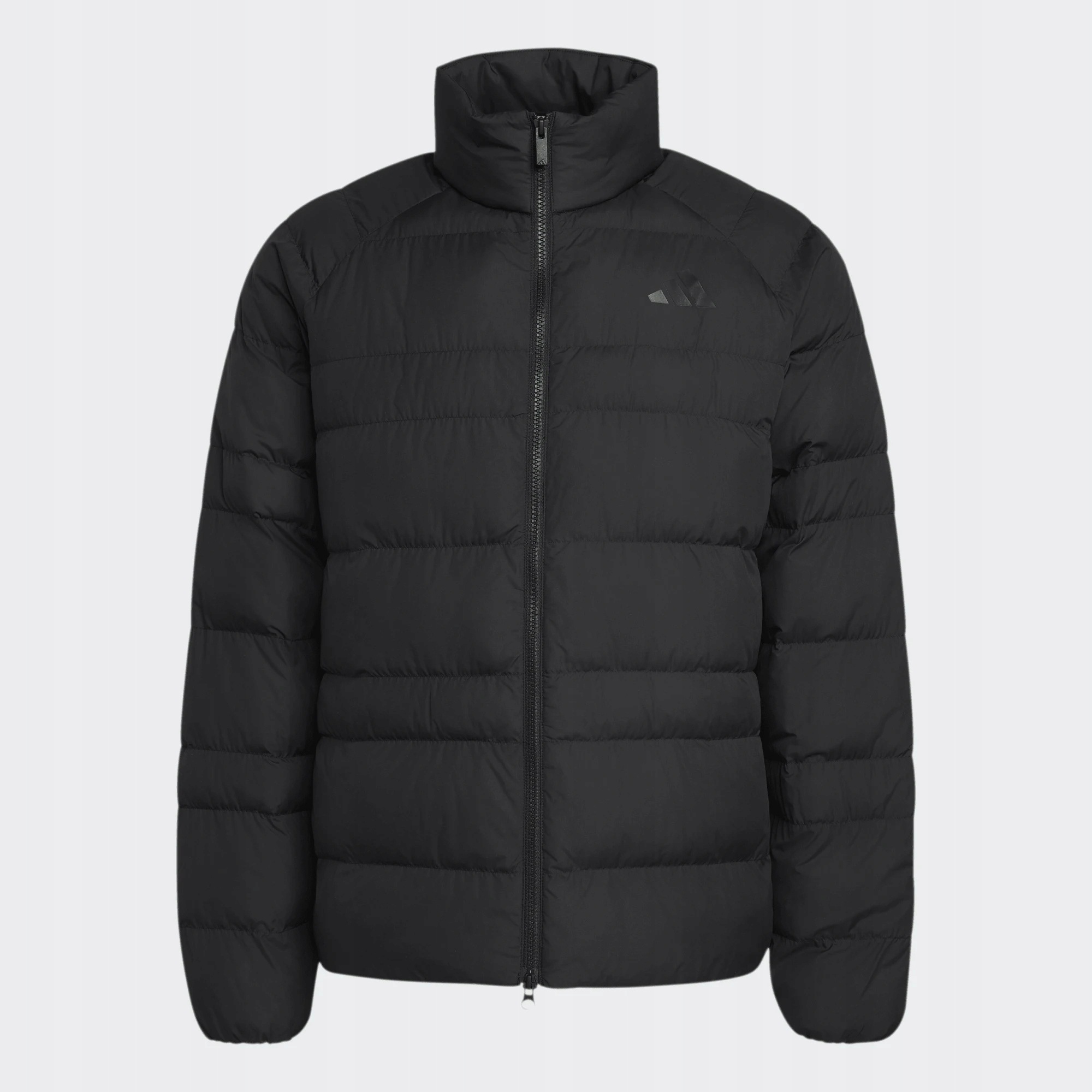 Pánská zimní bunda Adidas černá se stojáčkem zateplená lehká KF2710 vel. M