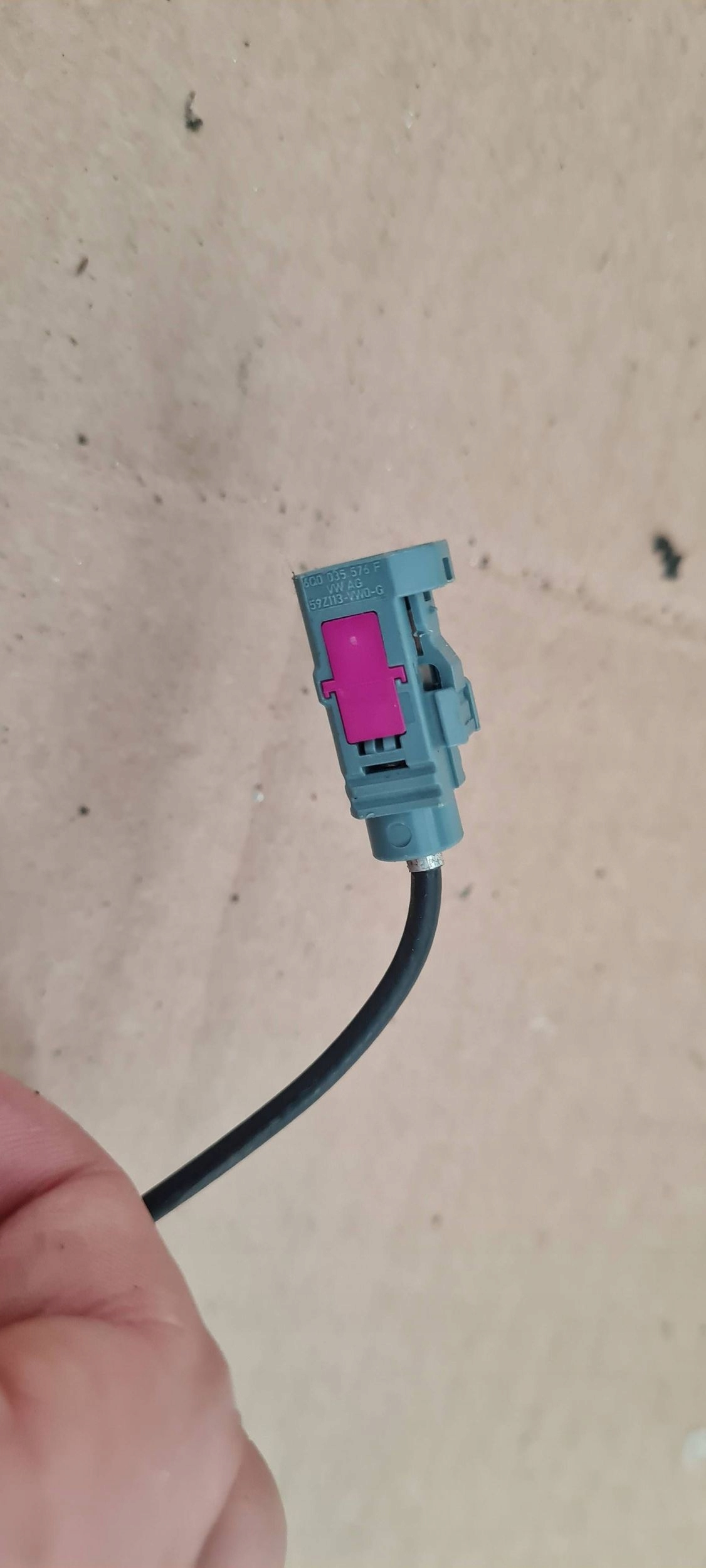 Q3 83A wiring KABEL KAMERY boot bonnet rear part 6Q0035576F