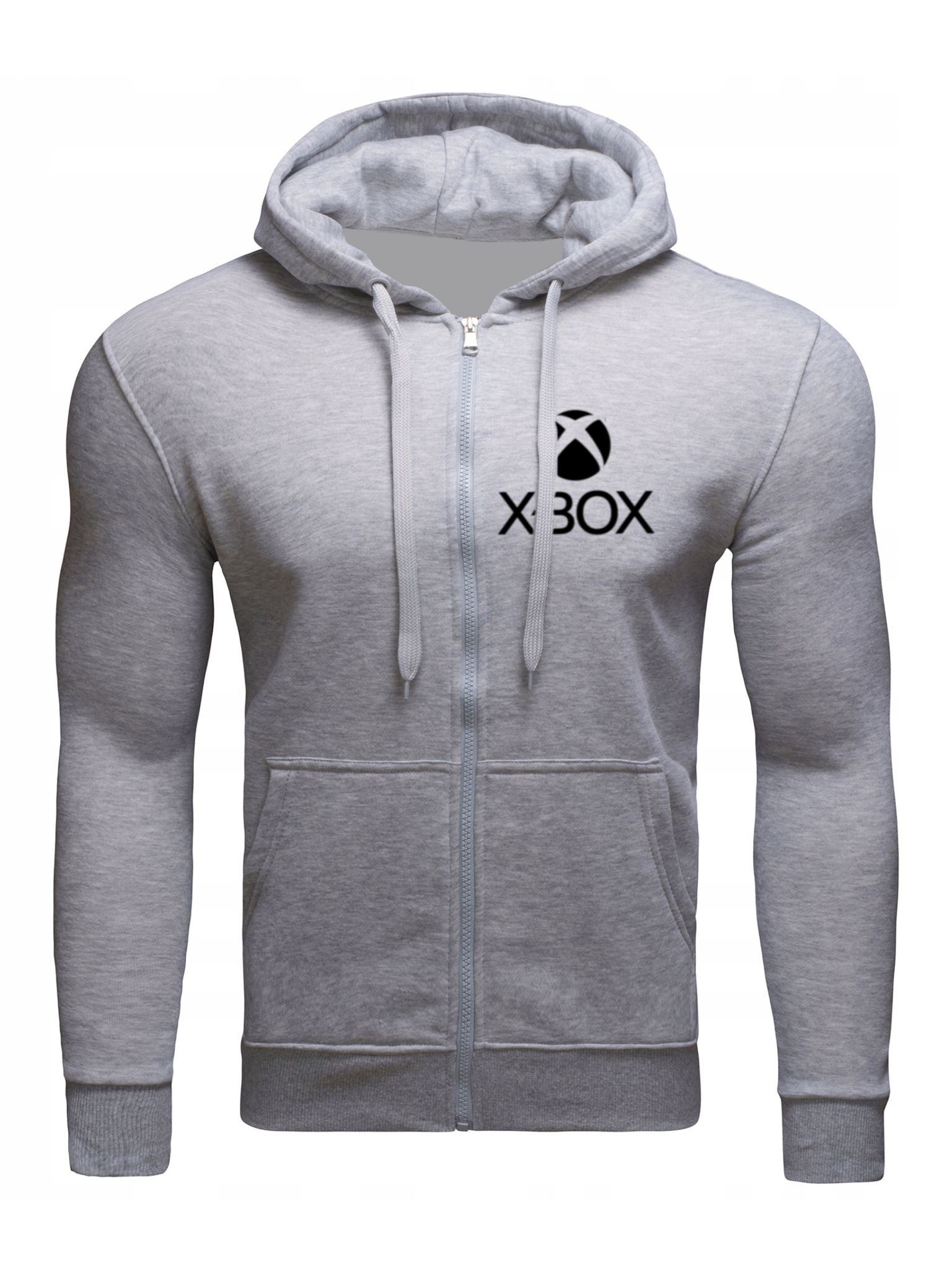

Bluza Rozpinana Xbox X-box Z Kapturem Szara L