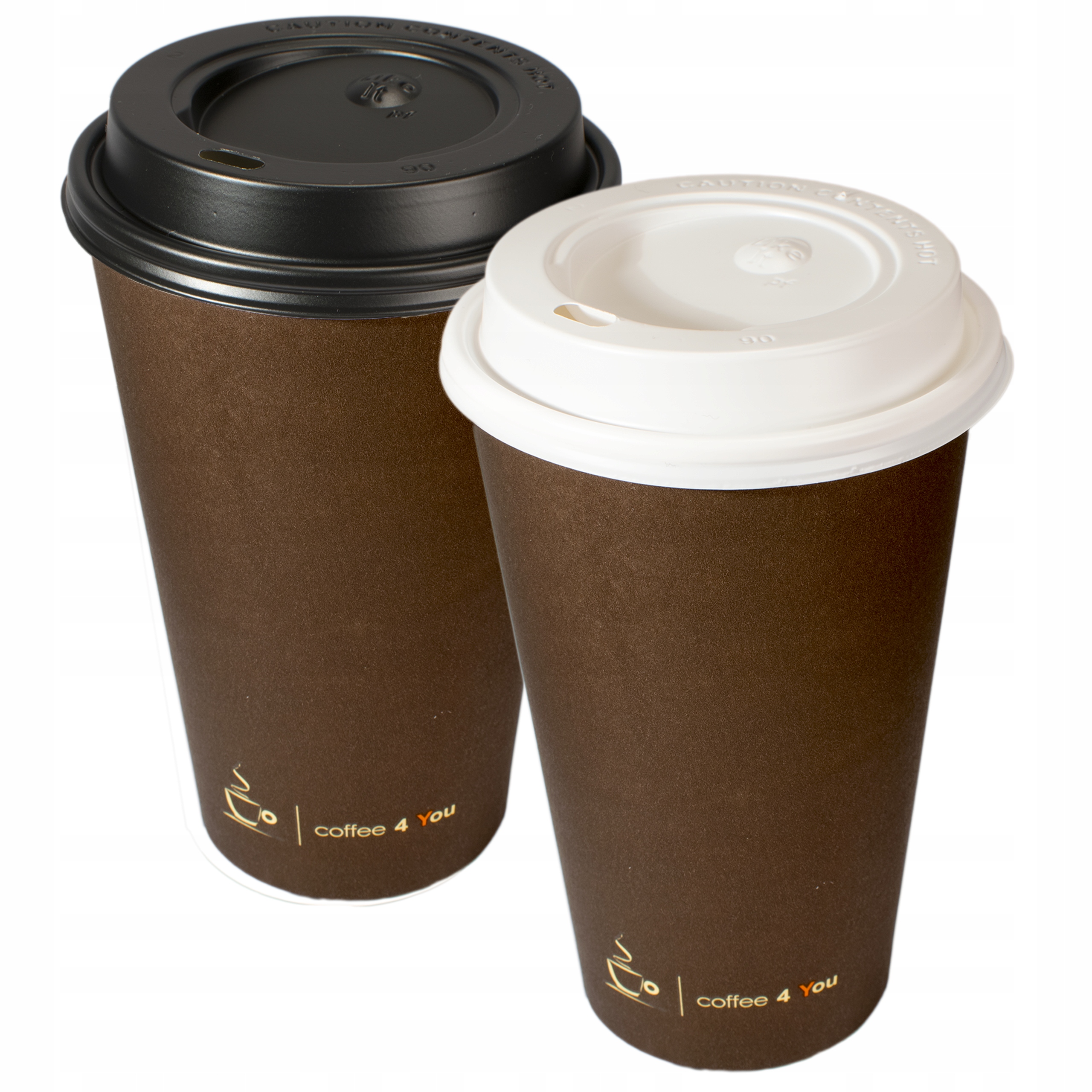 KUBKI PAPIEROWE DO KAWY 400ML C4Y + Wieczka 50szt (do odsprzedaży) Kod producenta 400ML C4Y + W
