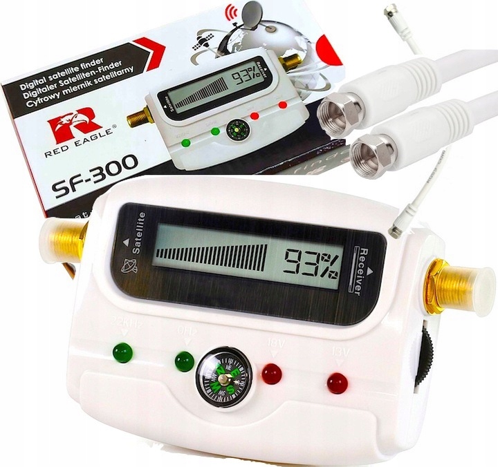 

Miernik Do Satelity Satelitarnego Sat LCD +kabel