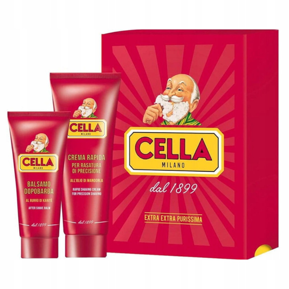 Cella Milano Sada na holení Krém na holení Balzám po holení