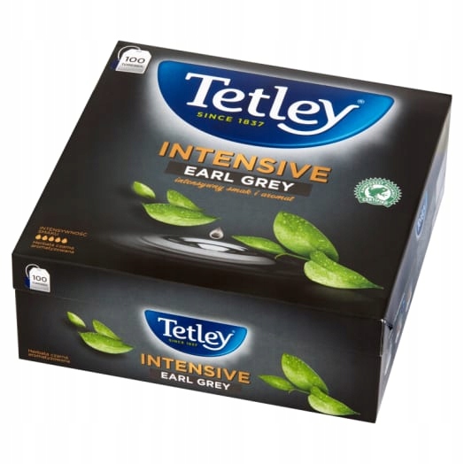 Levně Tetley Intensive Earl Grey Čaj Černý 100 sáčků ex.