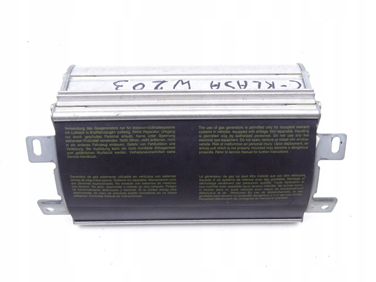 MERCEDES C-KLASA W203 PODUSZKA AIRBAG PASAŻERA