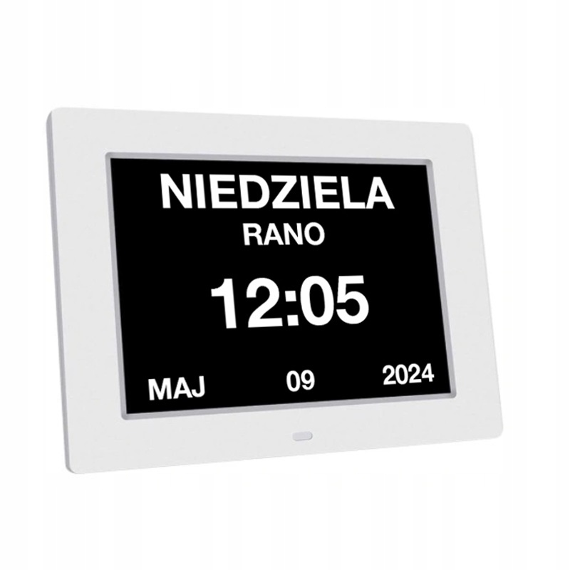 Digitální Denní Kalendář Pro Seniory 7 Palců, Digitální Budík Pro Dospělé