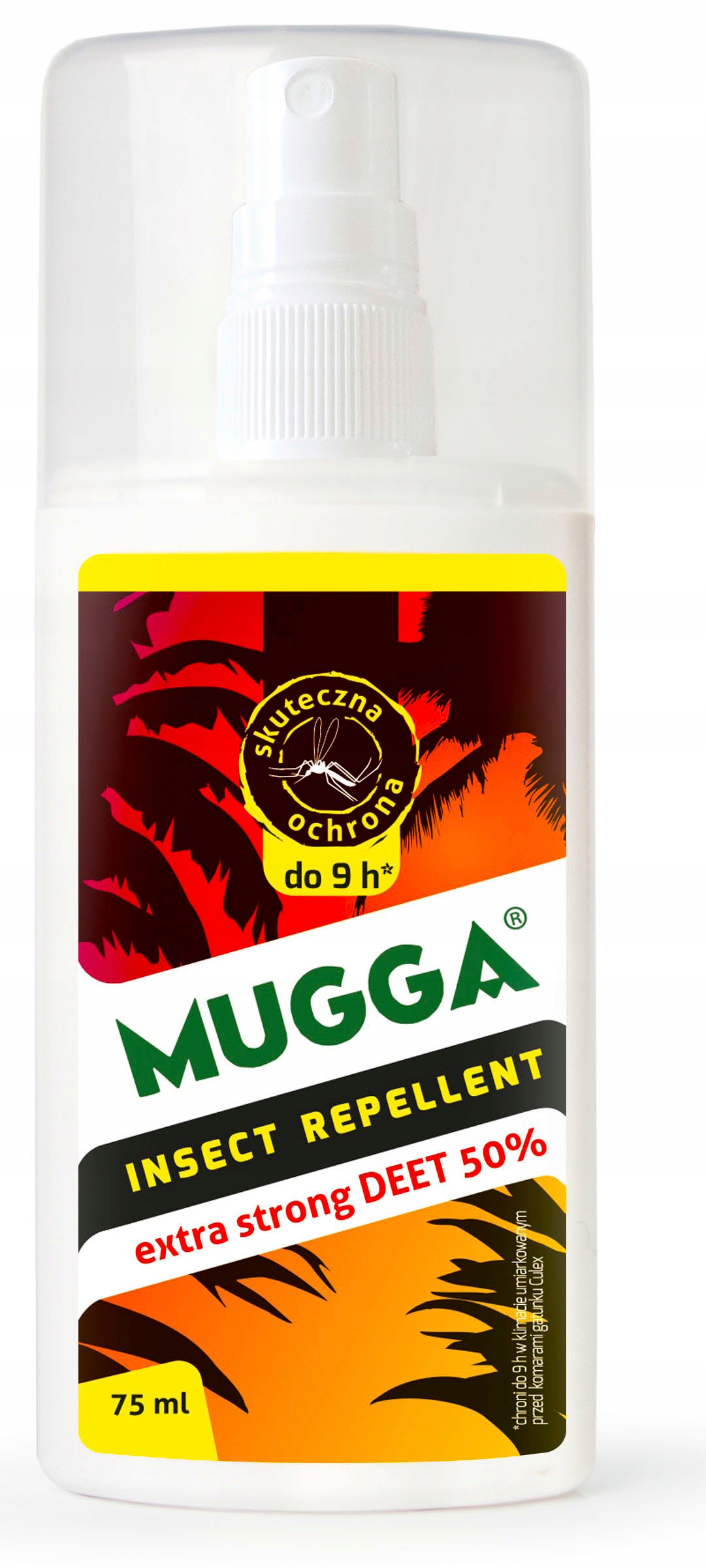 

Spray 50% 75 ML Na Komary I Kleszcze Mugga Strong