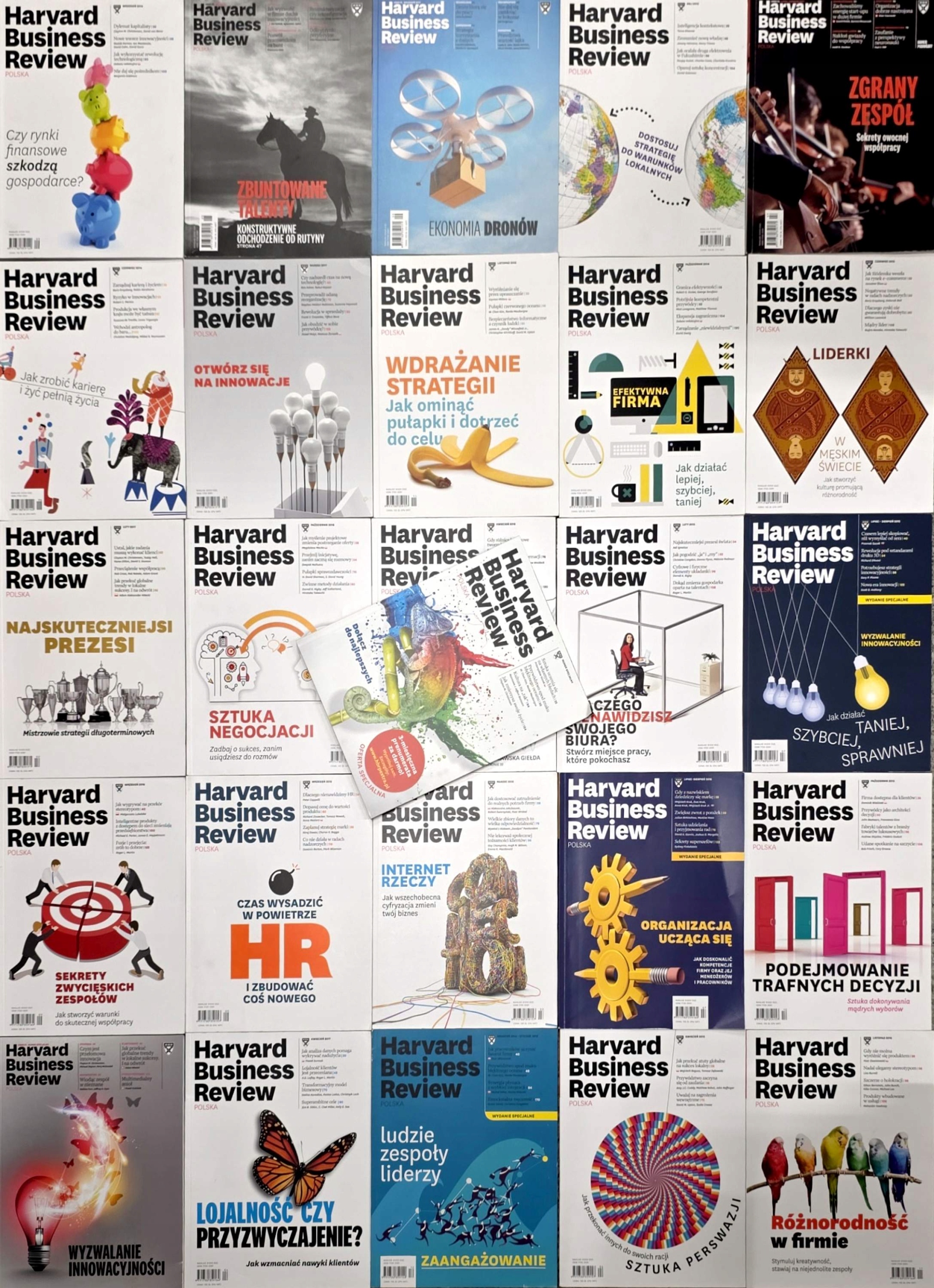 HARVARD BUSINESS REVIEW POLSKA 26 NUMERÓW 2014-2017
