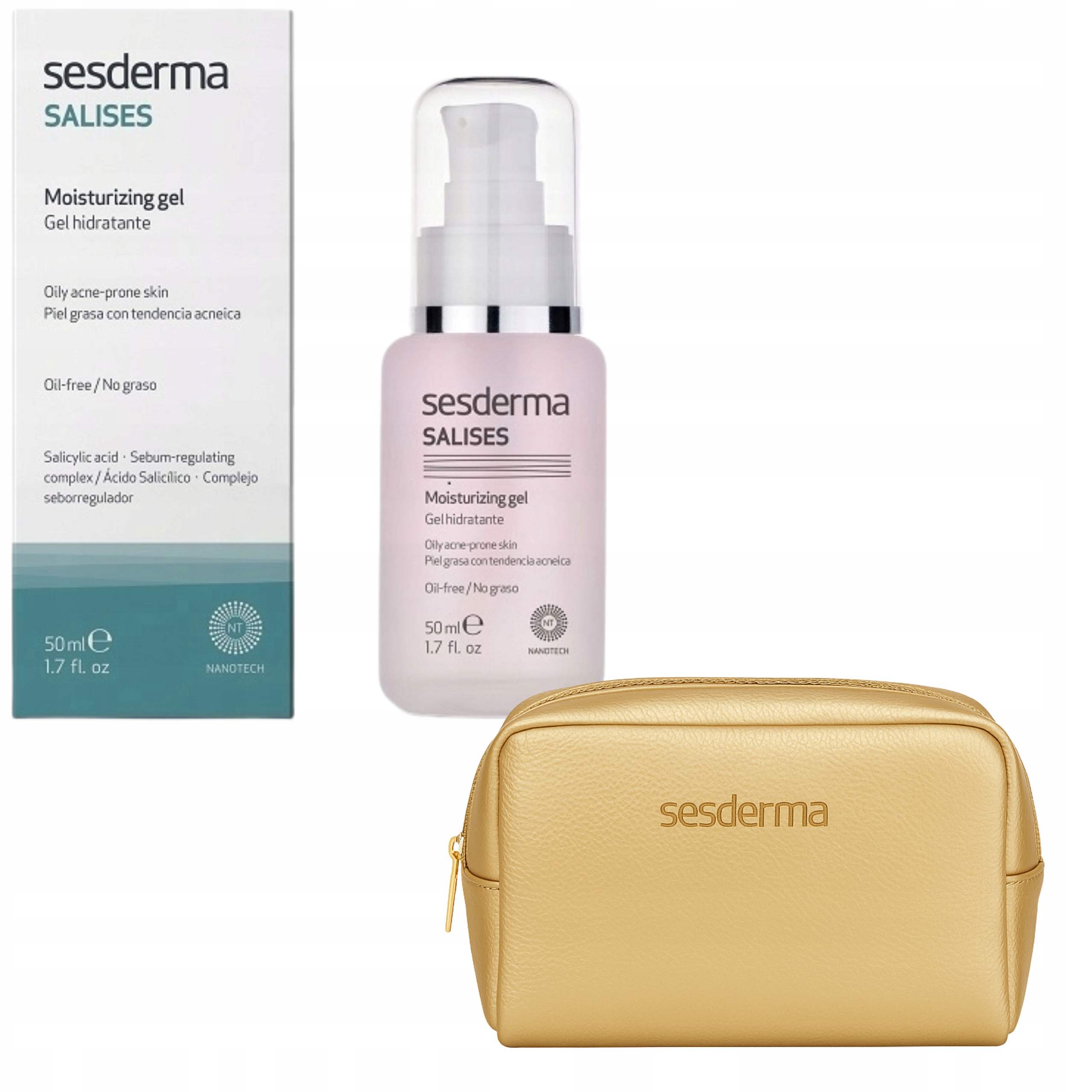 Sesderma Salises Żel nawilżający do twarzy 50 ml Kosmetyczka