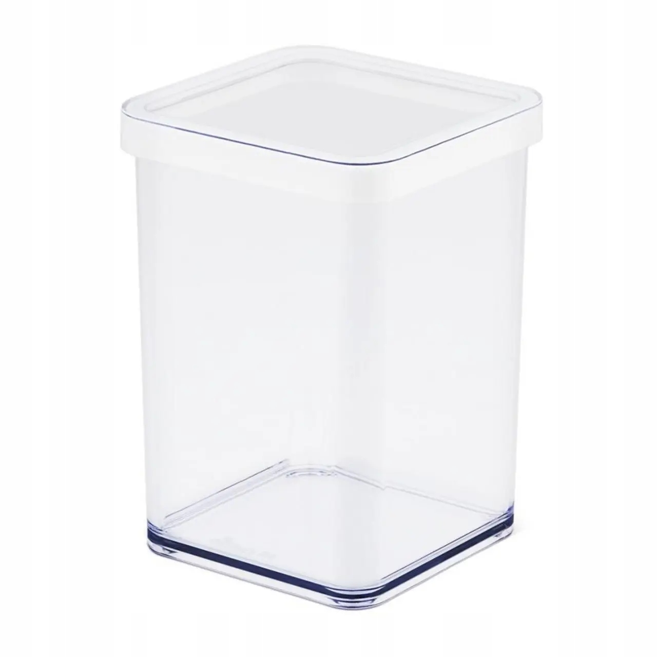 Rotho Nádoba na pochoutky čtvercová 1.0L Loft transparentní/bílá