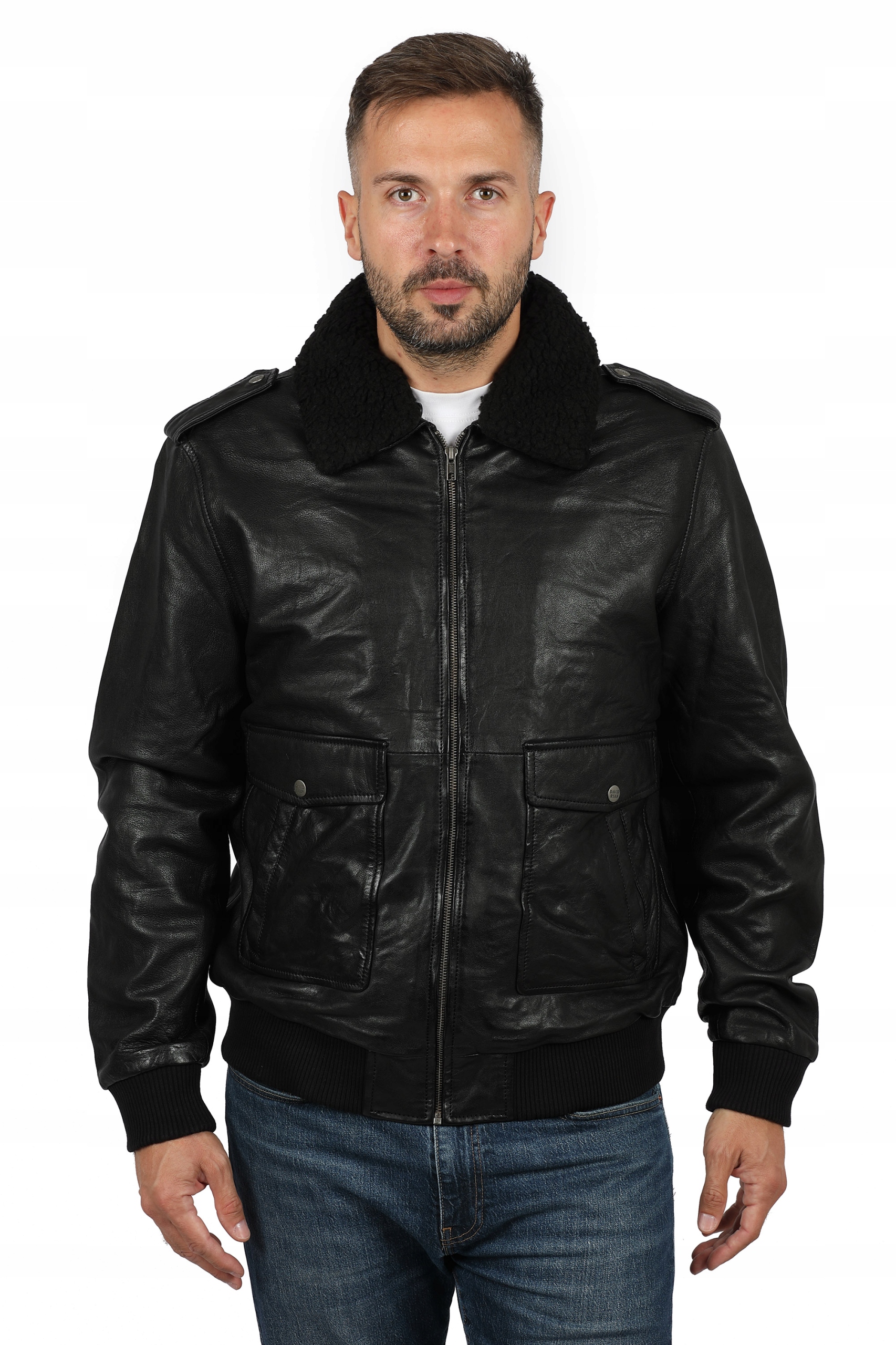 kurtka pilotka skórzana DAVID RYAN, Cockpit , 3XL