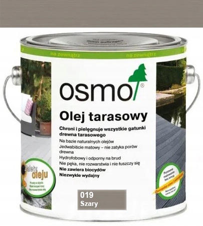 Osmo 019 Olej Do Tarasów Tarasowy Szary 2,5L