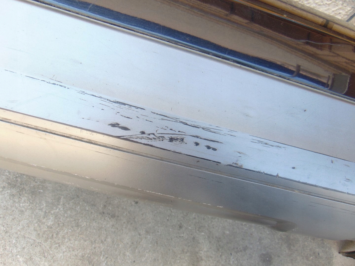 bumper rear part rear AUDI Q7 4L LZ5Q PDC