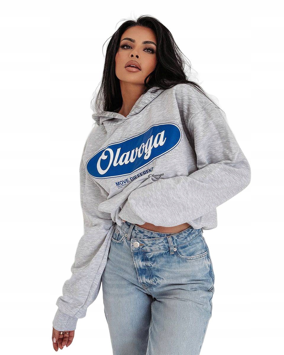 Bluza damska Olavoga Autumn Muse 2025 szara M