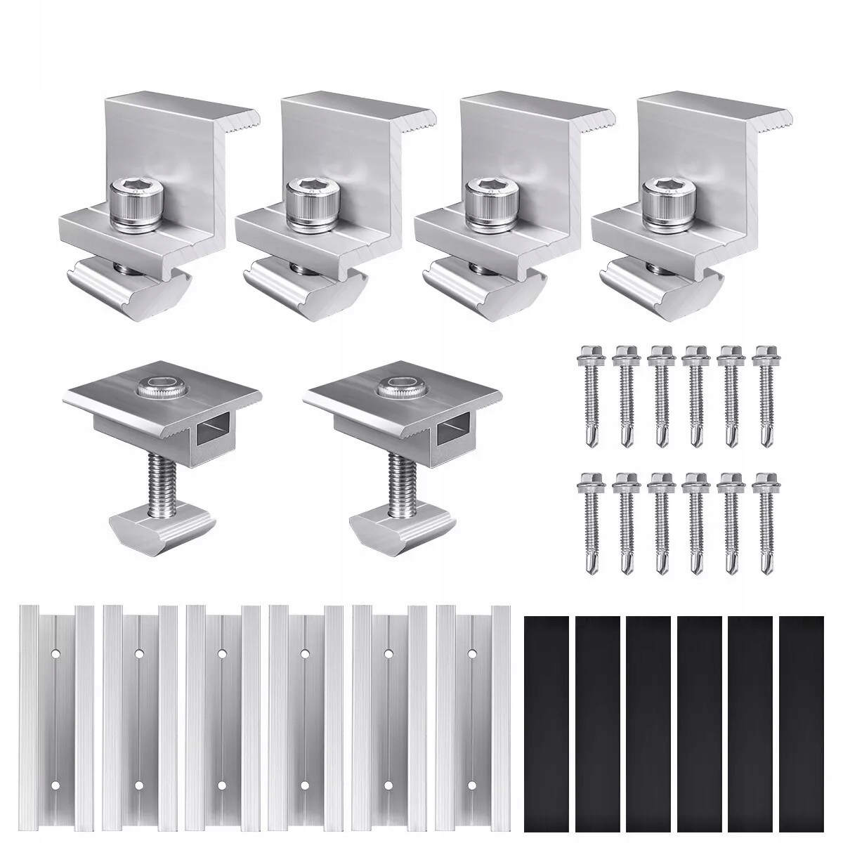 Zestaw konstrukcja stelaż do montażu paneli pv fotowoltaicznych