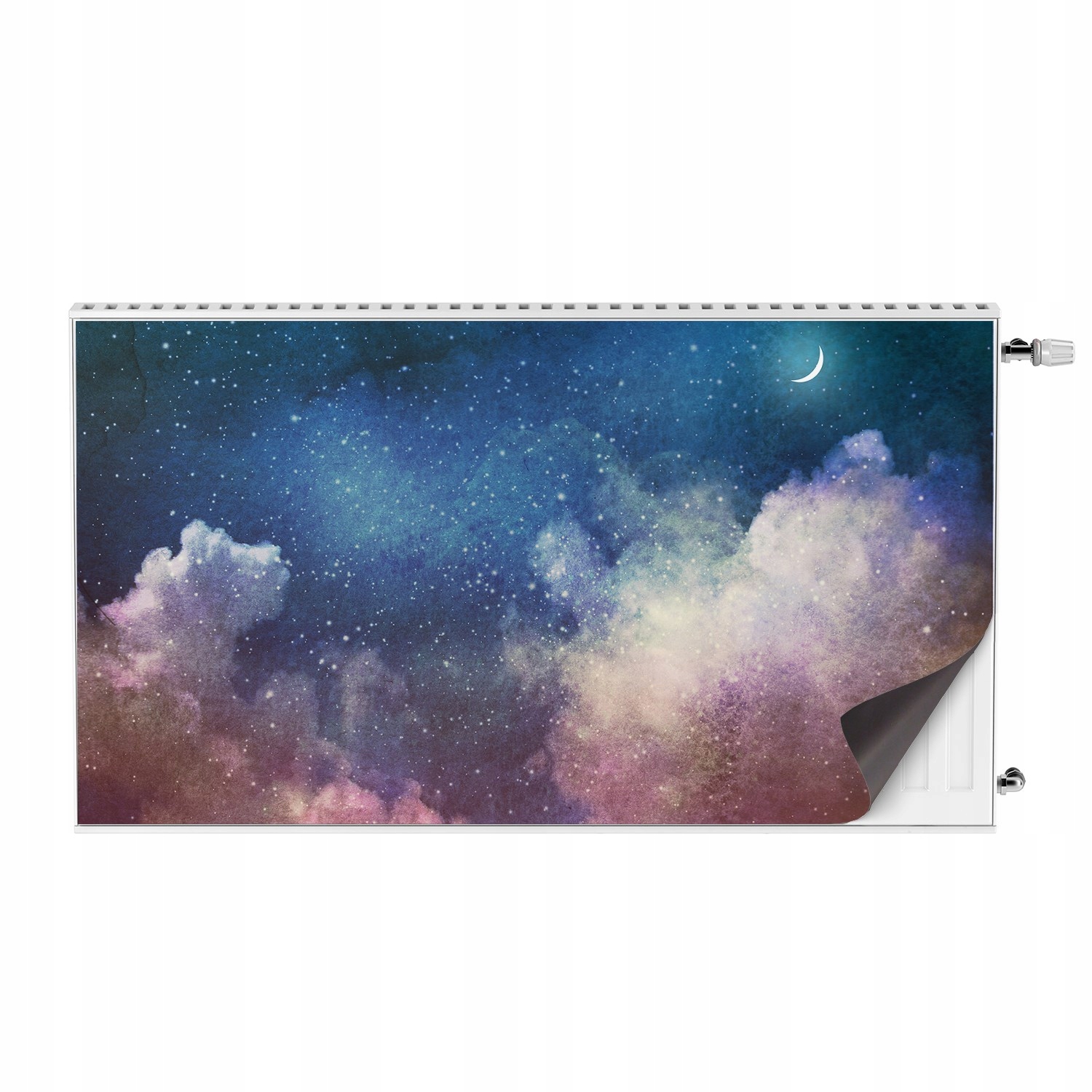 Kryt na radiátor 110x60 Noc, měsíc, hvězdy