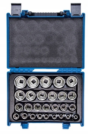 Nástavce 1/2 8-36 mm Sada 27ks 6-HRAN King Tony Kufor Vložka 4557MR