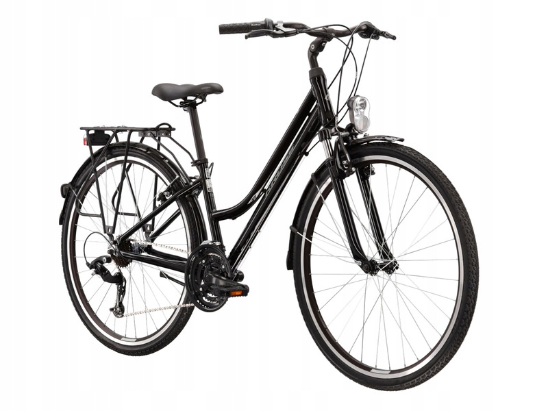 Rower trekkingowy Kross Trans 1.0 rama 15 cali koło 28" czarny