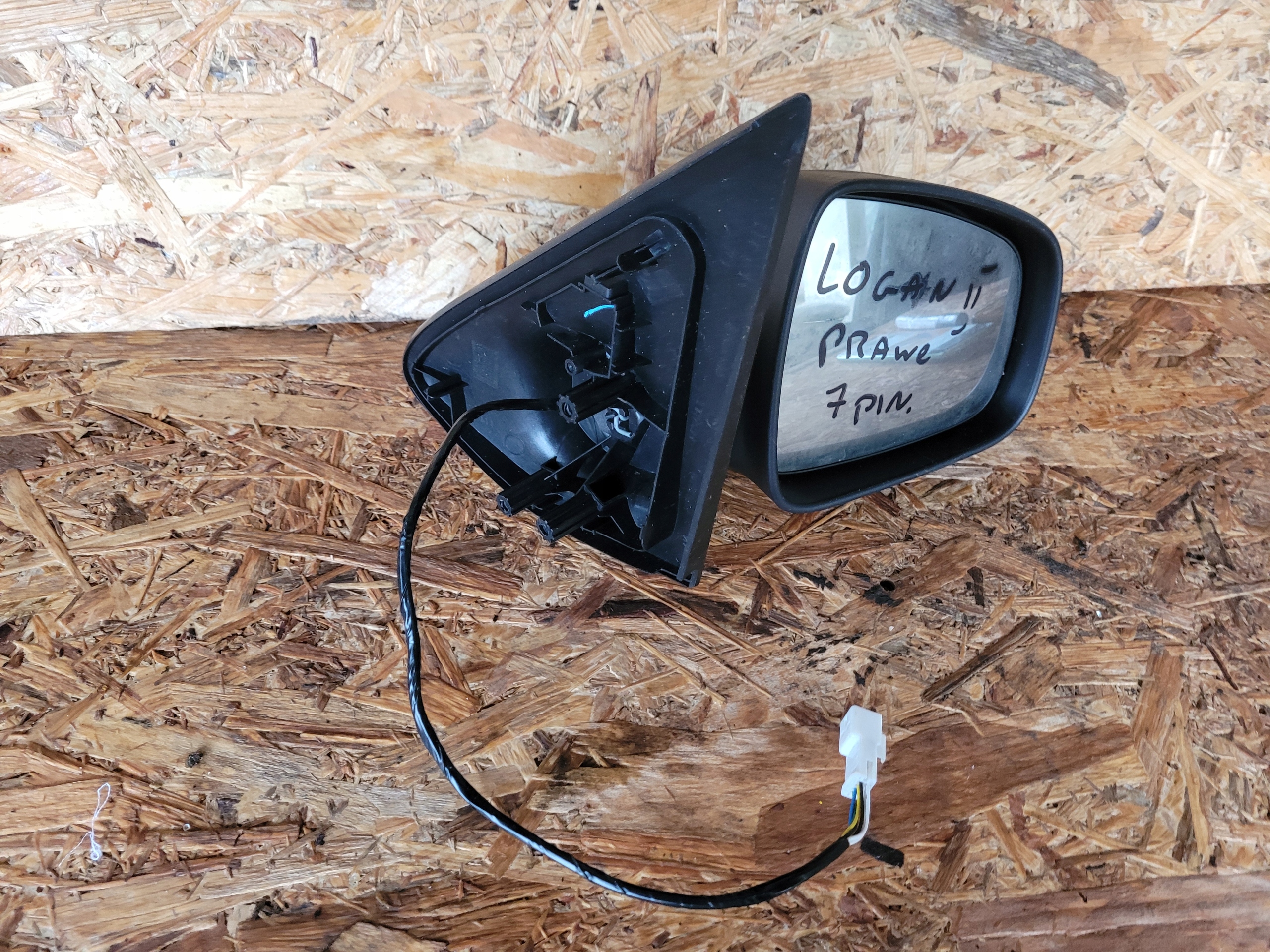 mirror exterior right DACIA LOGAN II 7PIN