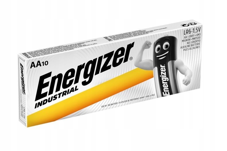 

Bateria Industrial Aa, Lr6, 1,5v, 10 Szt Energizer