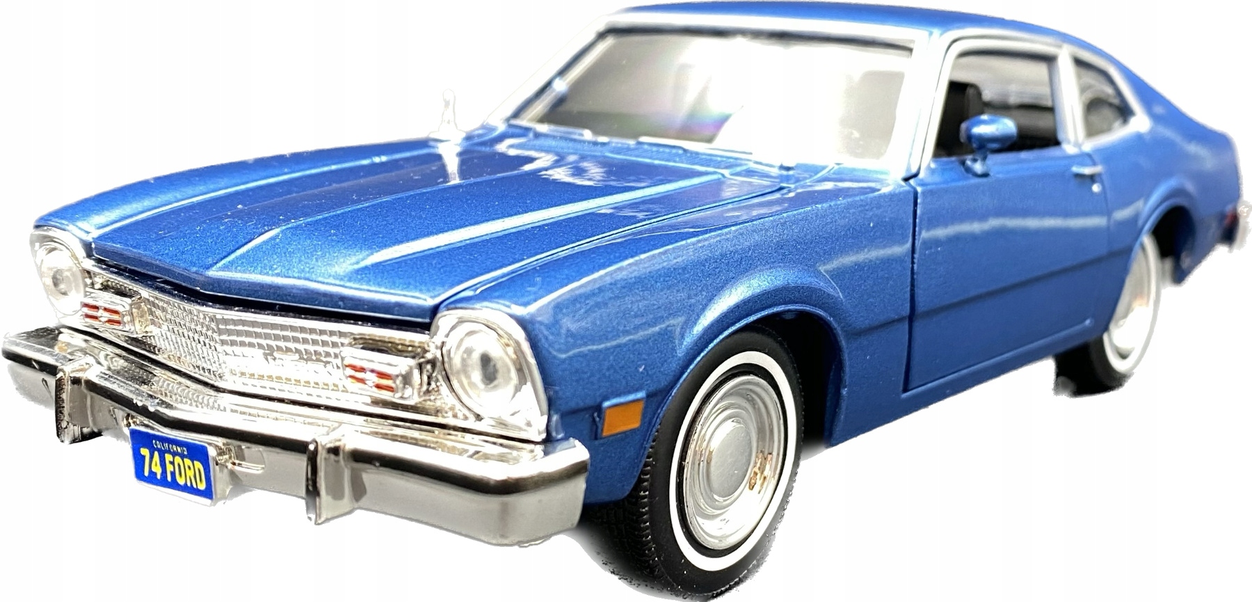 Ford Maverick 1974 modrý 1:24 Motormax 79042