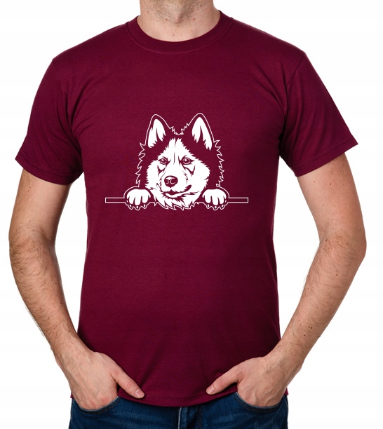

koszulka Husky Syberyjski Pies Dog Piesek prezent