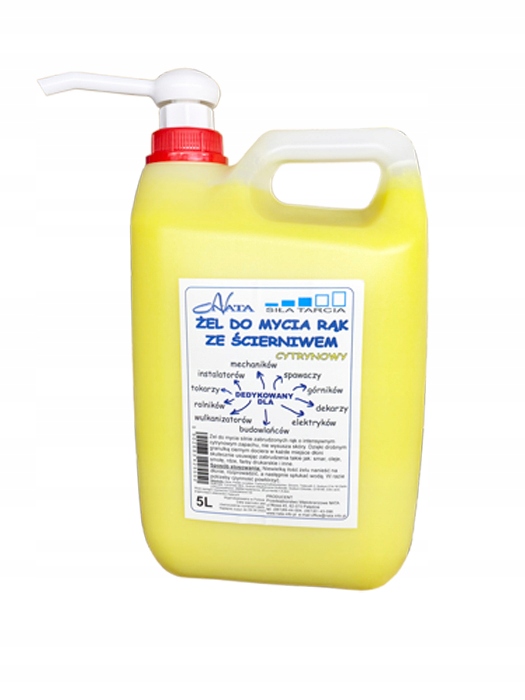 Pasta BHP żółta ŻEL 5L typu Americol - NIEZAWODNA