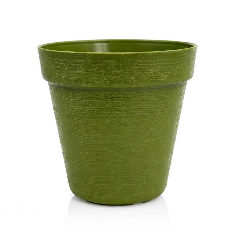 10 x Doniczka w Stylu LOFT 12 cm, Eko, UV Odporna, Oliwkowa