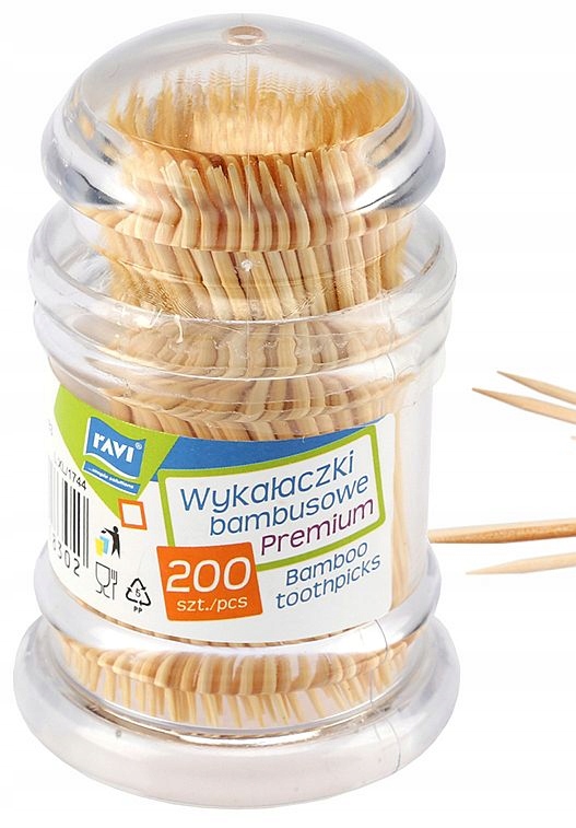 

Bambusowe wykałaczki patyczki do koreczków 200 szt