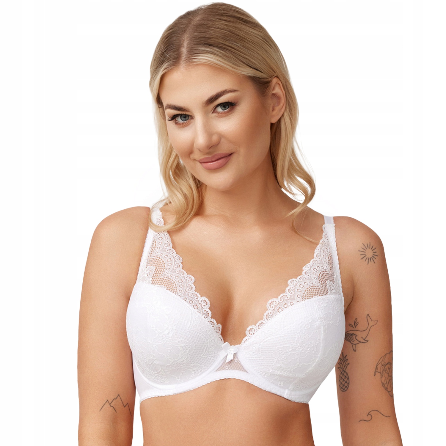 Azal Wera bílá 75D Polovyztužená podprsenka