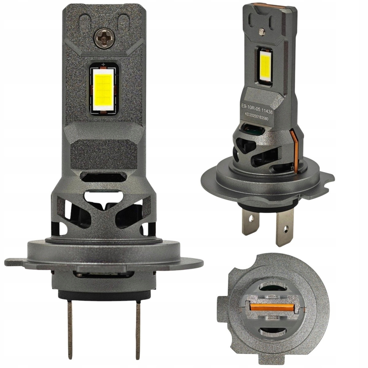 H7 Led žiarovky 9V-32V Canbus Csp 2 ks 8000 lm silné biele a bez chyby