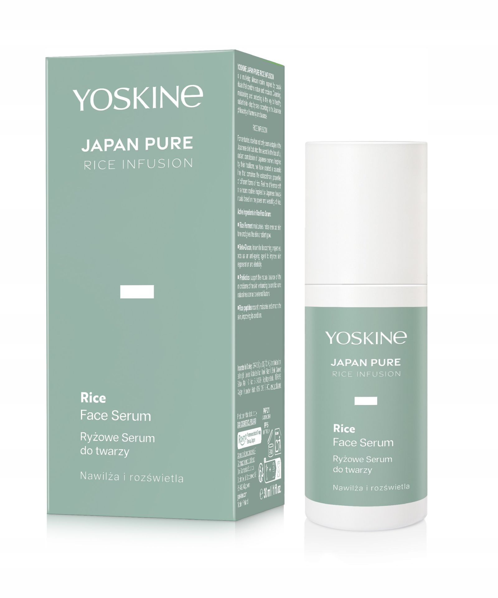 Yoskine Japan Pure Rice Infusion Rýžové Sérum Na Obličej 30 ML