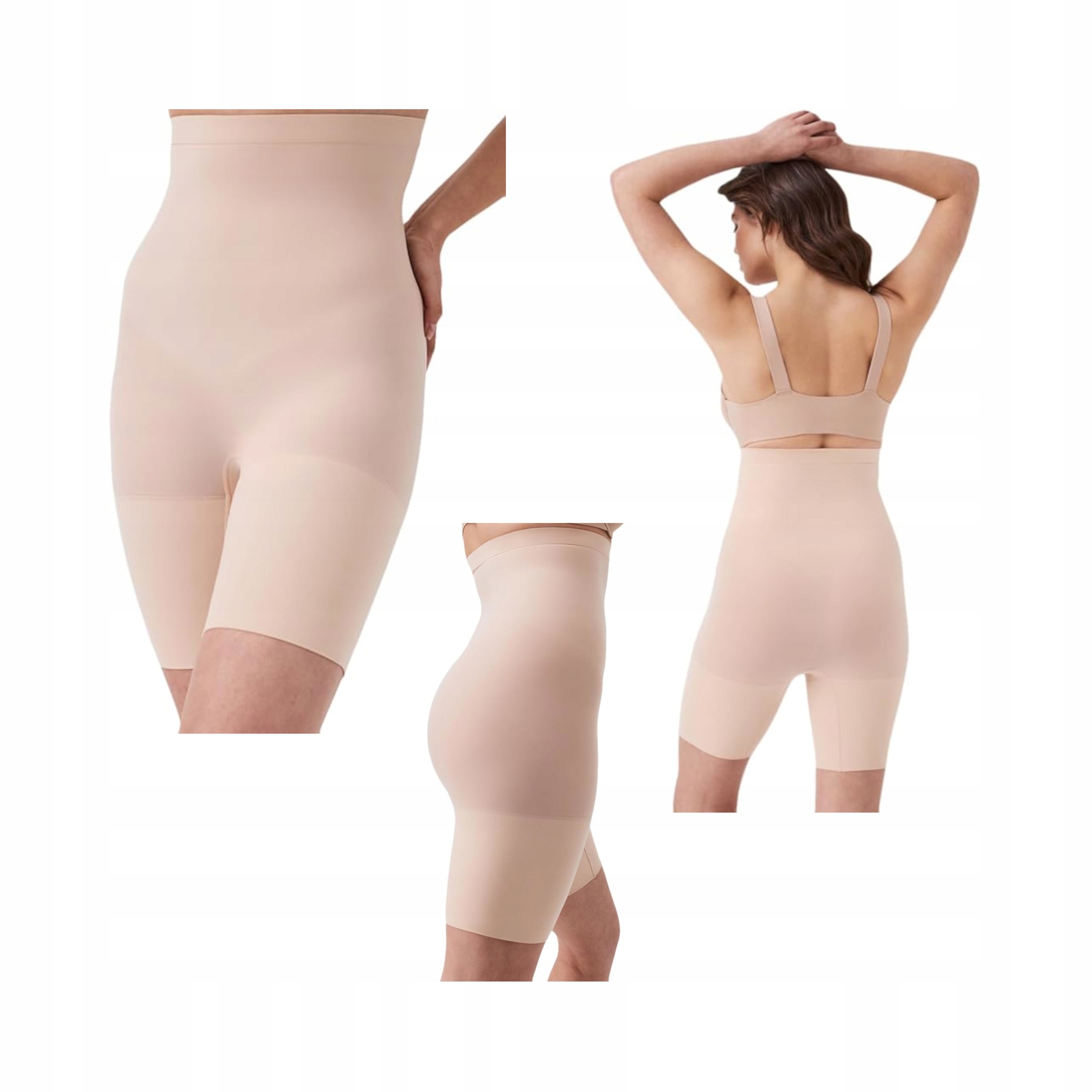 Kraťasy Spanx M Seamless Higher Power Short Bezešvé Soft Nude