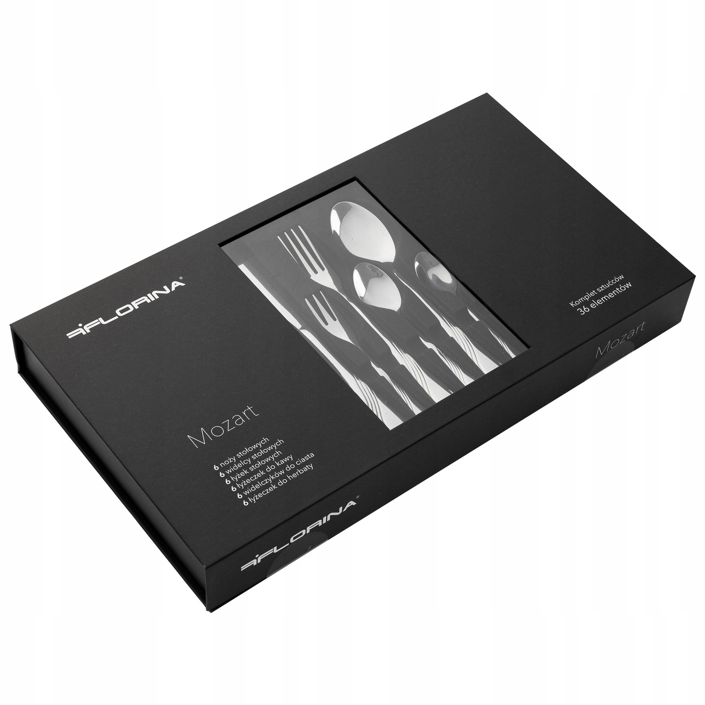 Komplet sztućców Florina Mozart Flock dla 6 osób 36 elementów Marka Florina