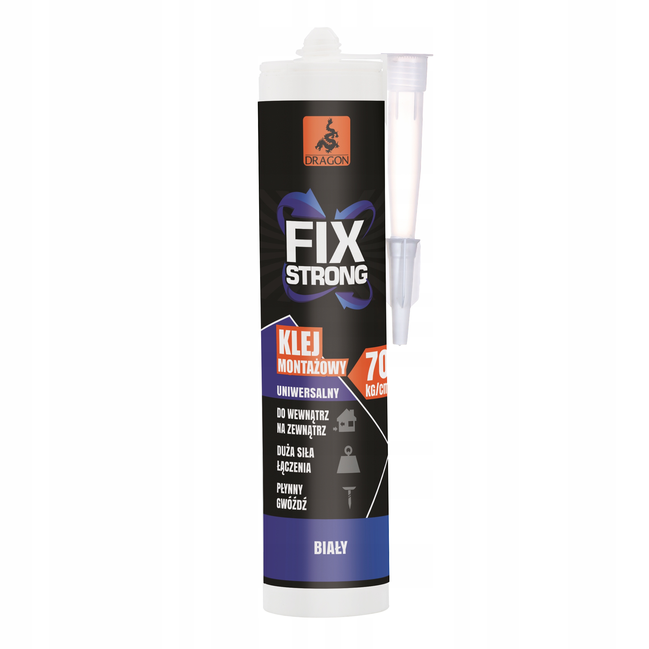 

Klej montaż Fix Płynny Gwóźdź 280 ml Dragon Biały
