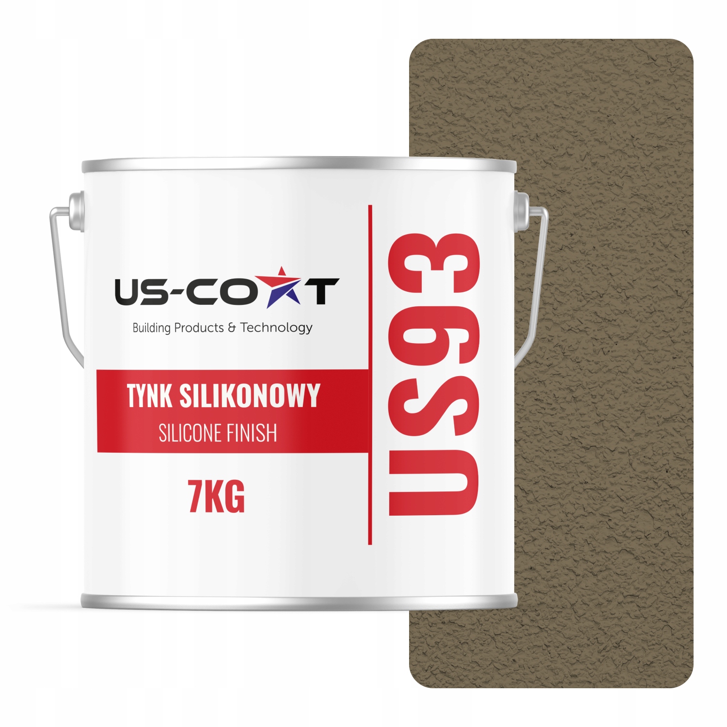 Silikonová Fasádní Omítka Barva Khaki F455 Beránek Granulace 1.0 mm