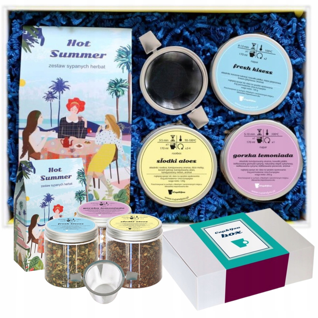 Levně Prázdninový Box Čaj Na Léto Ice Tea Limonáda Aloe Citrusy Spařovací Jednotka