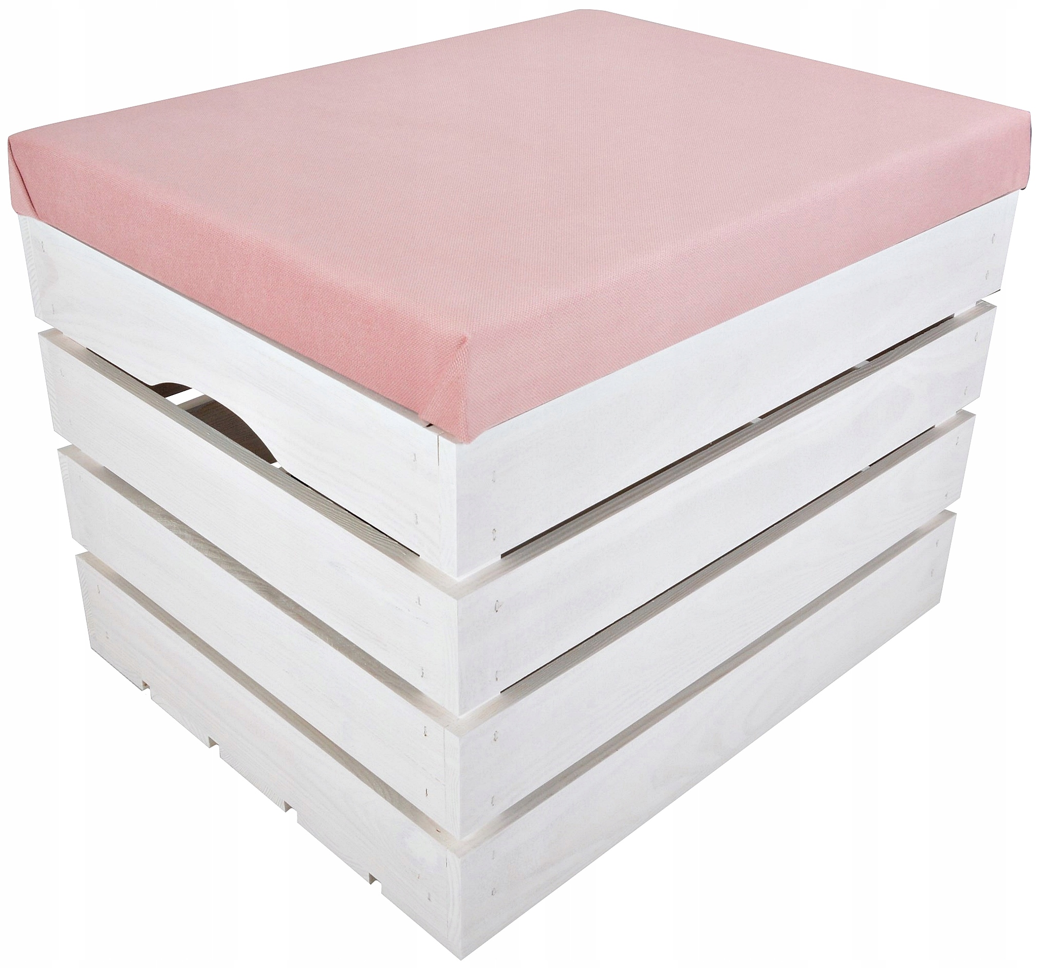 Box S Sedákem Bílý Úložný Prostor Taburet