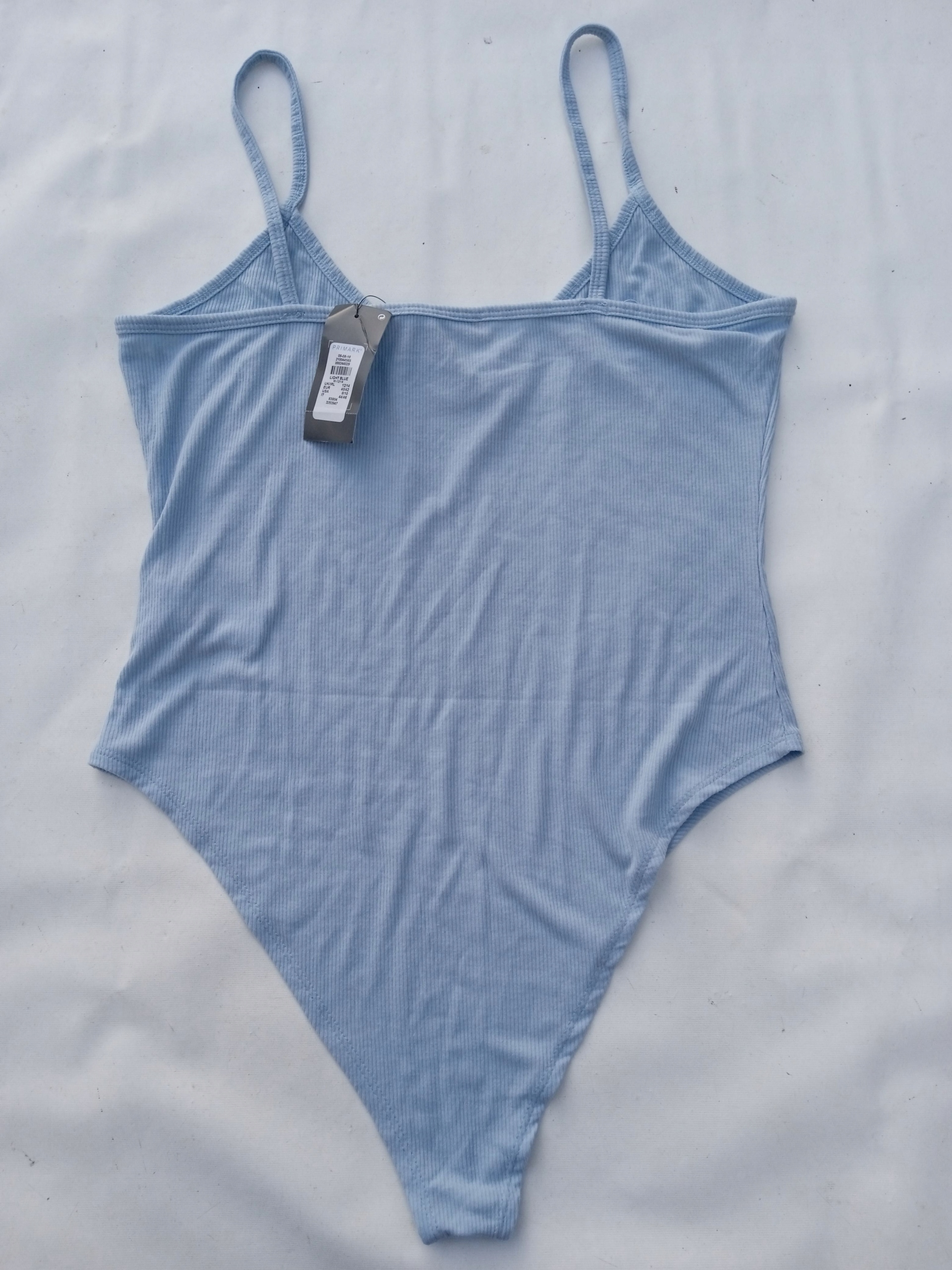 40/42 PRIMARK DAMSKIE BODY W PRĄŻKI BŁĘKITNE Marka Primark