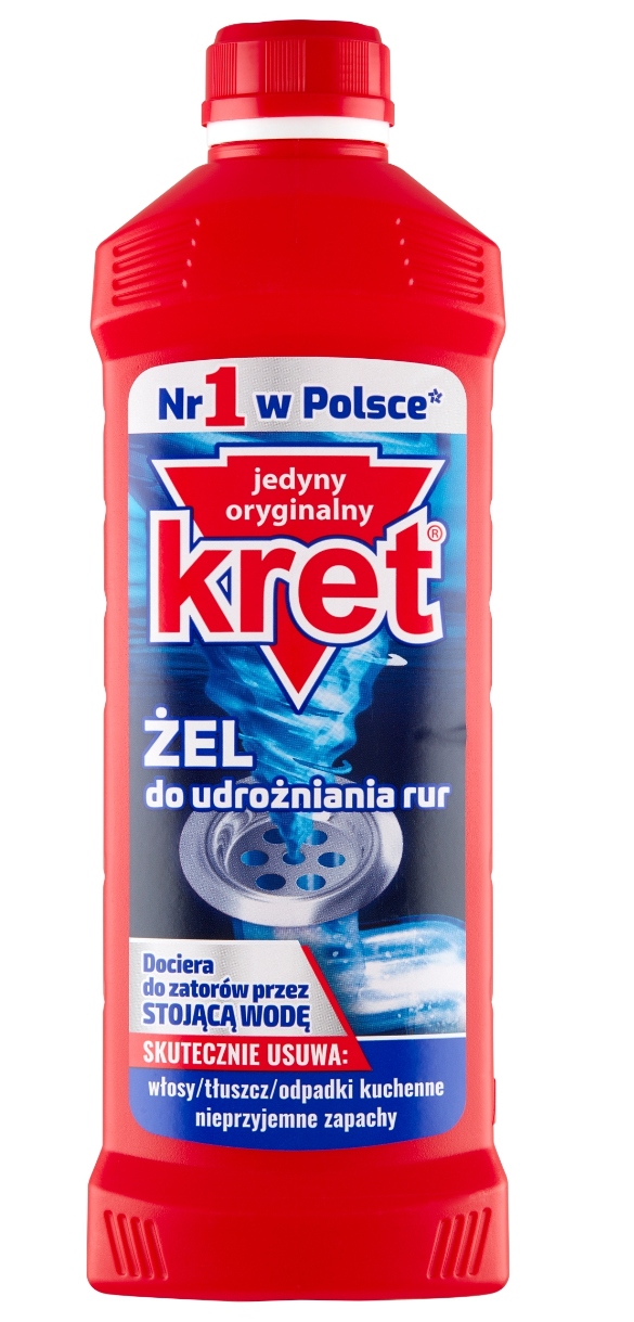 

Kret żel 500g do udrażniania rur antybakteryjny