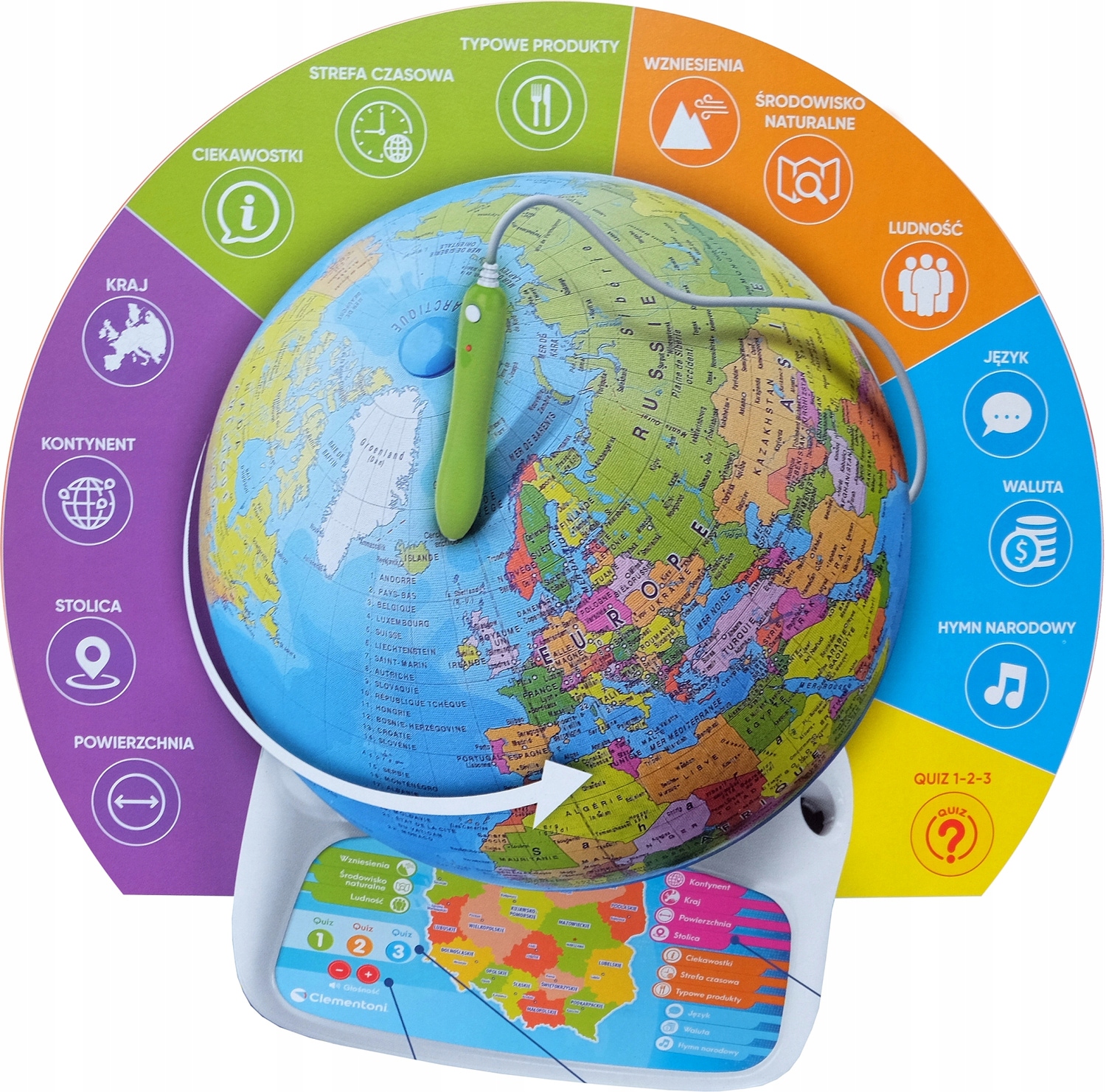 GLOBUS INTERAKTYWNY EDUGLOBUS APLIKACJA CLEMENTONI Bohater brak