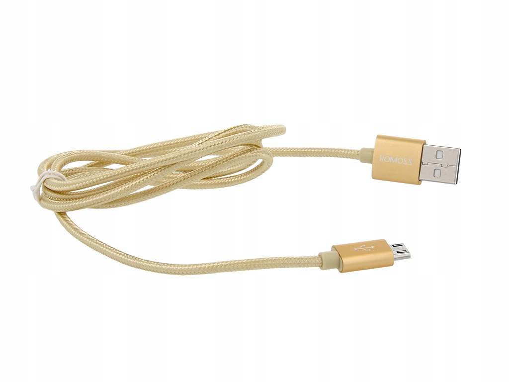 

kabel Romoss micro Usb - gold / złoty