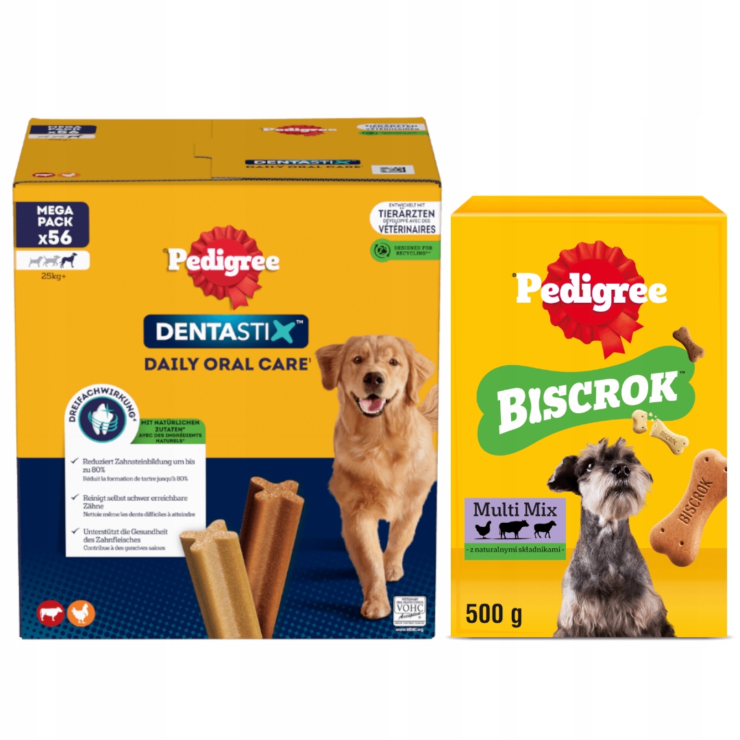 Pedigree Sada pamlsků pro psa Dentastix Large Biscrok Multi Mix