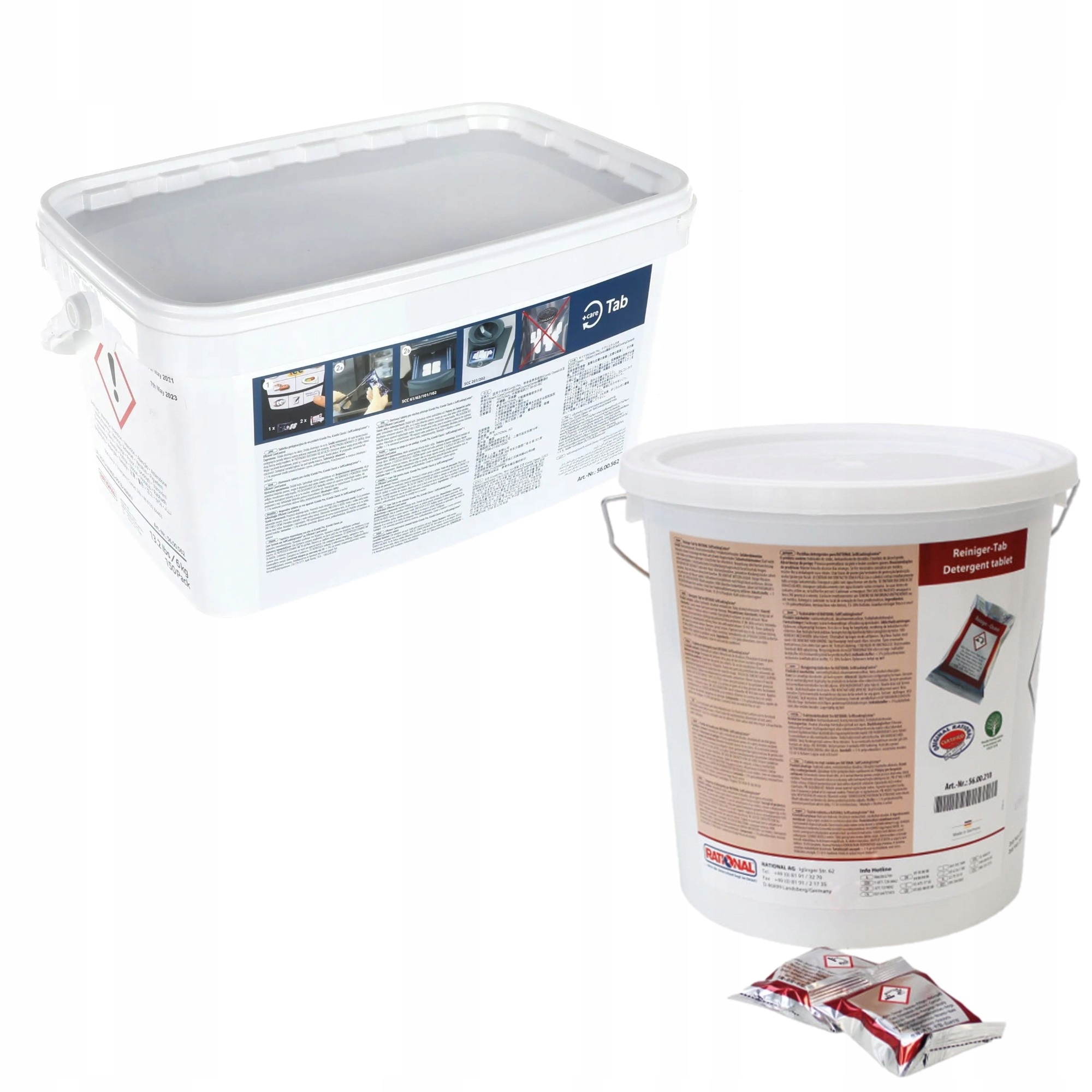 Zestaw Tabletki myjące + pielęgnacyjne Rational