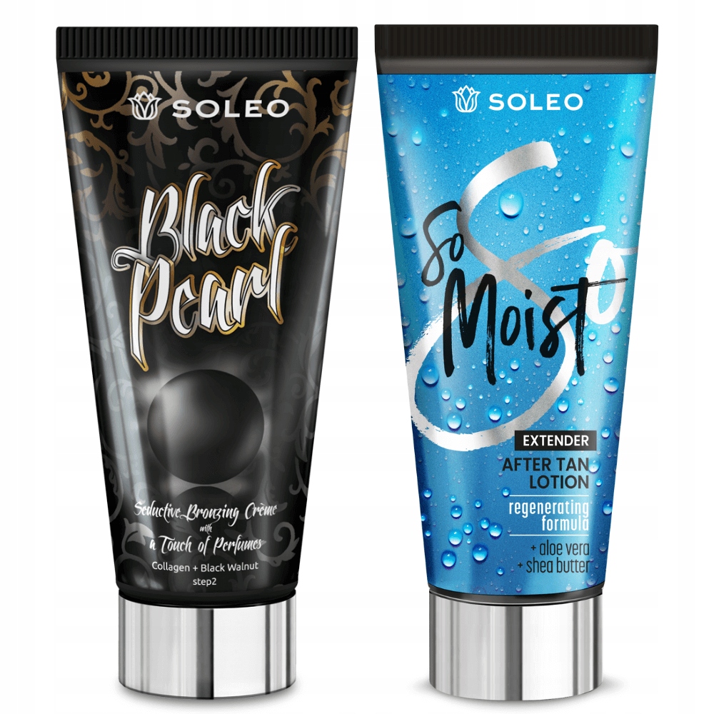 Soleo Black Pearl 150ml Mocny Bronzer Do Opalania Balsam Po Opalan