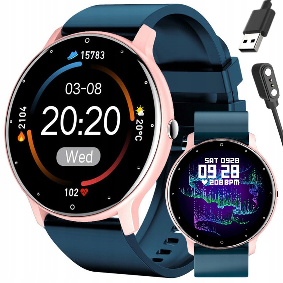 Chytré Hodinky Unisex Gravity GT1-4 – Monitor Srdečního Tepu, Vlastní Ciferníky Gravírování