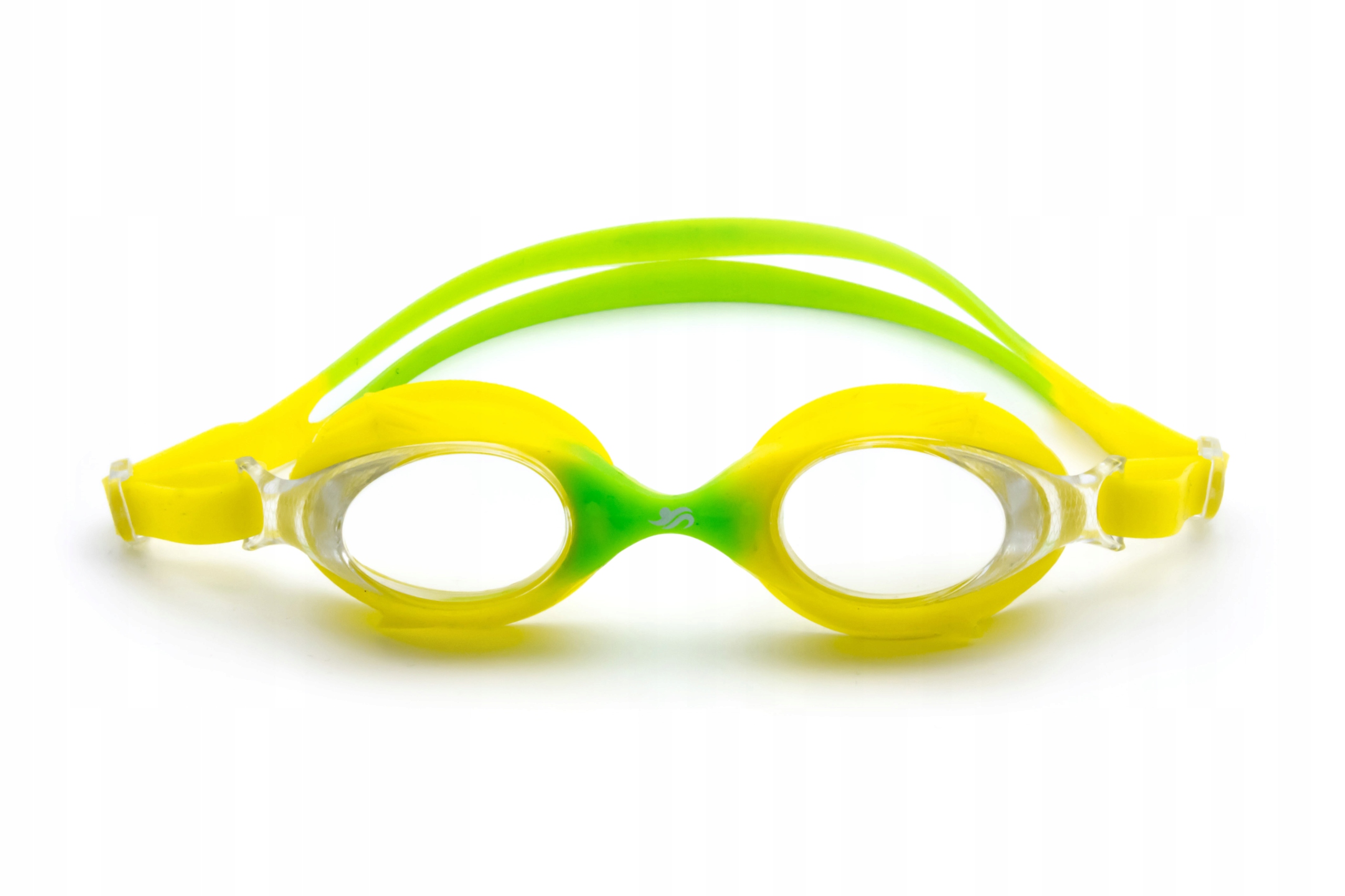 Okulary do pływania dla dzieci 4SWIM Rainbow Junior Clear/yellow/green