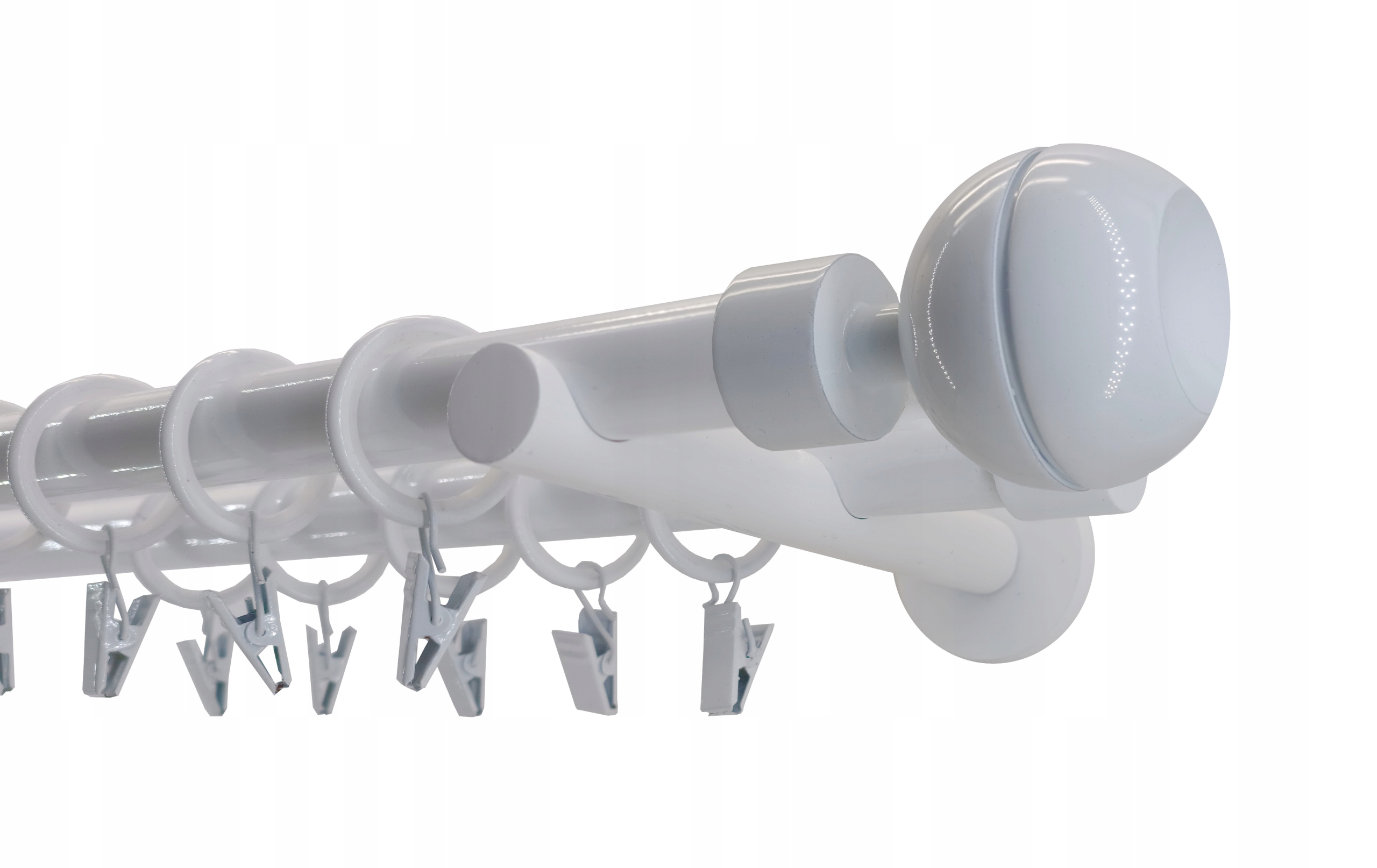 KARNISZ PODWÓJNY Metal 19+19mm BIAŁY 140cm OPTIC Kod producenta karnisz II Ø19mm BIAŁY OPTIC