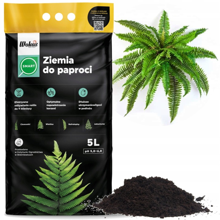 

Wokas Ziemia Podłoże Do Paproci 5l