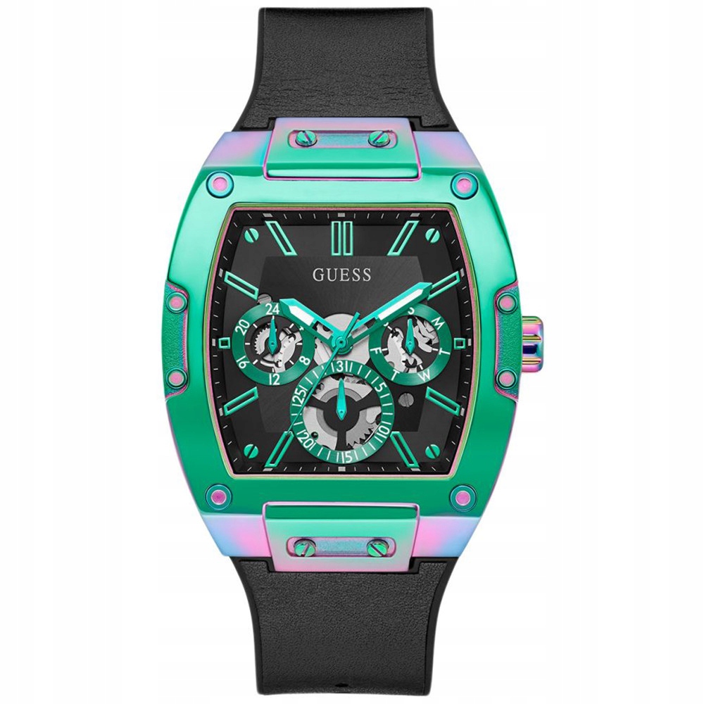 Pánské Hodinky Guess GW0202G5 černé pouzdro a řemínek