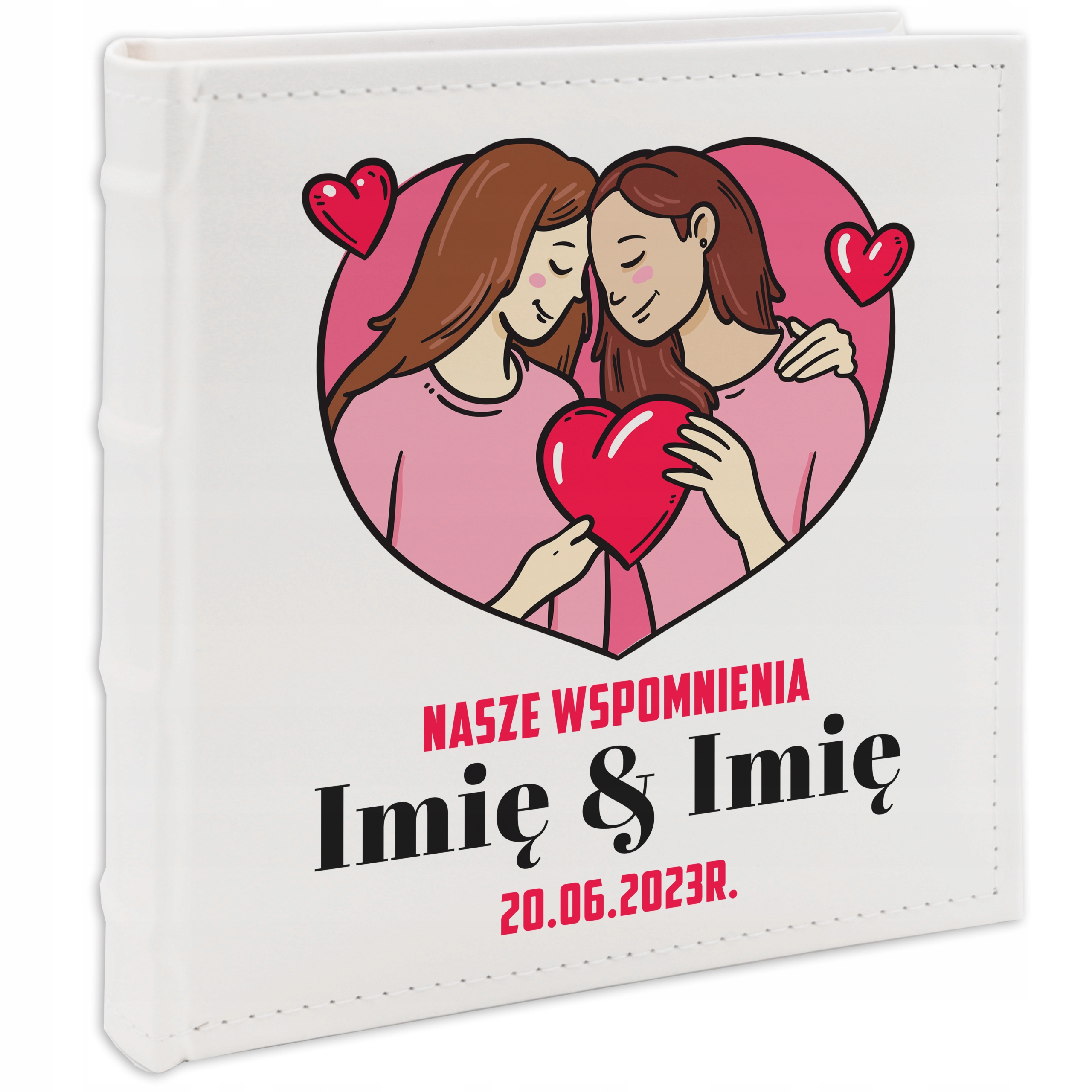 Album 200 Fotografií 10x15 Dárek Pro Zamilované páry Jméno Datum Vzory